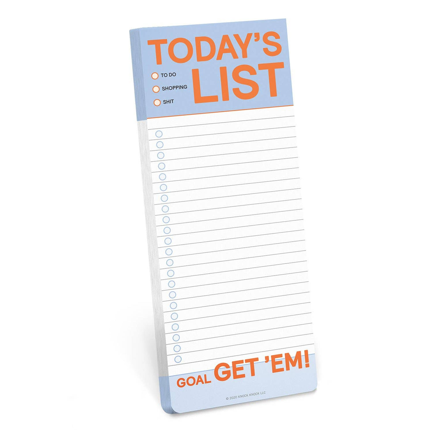Today’s List Make-a-List Note Pad