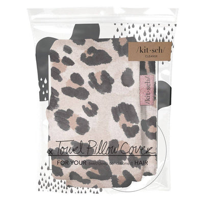 Microfiber Towel Pillowcover - Leopard
