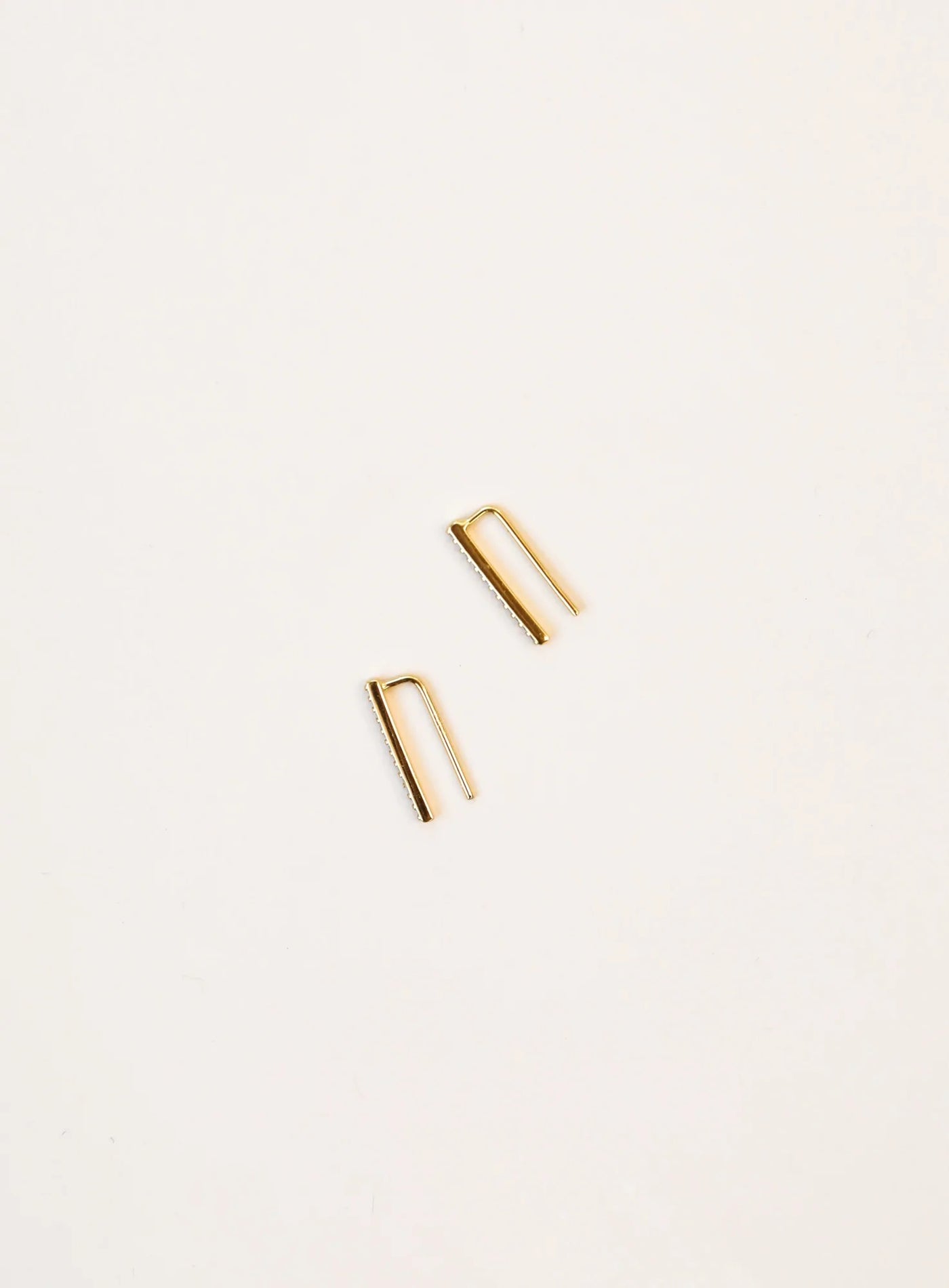 Pave Climber Earrings