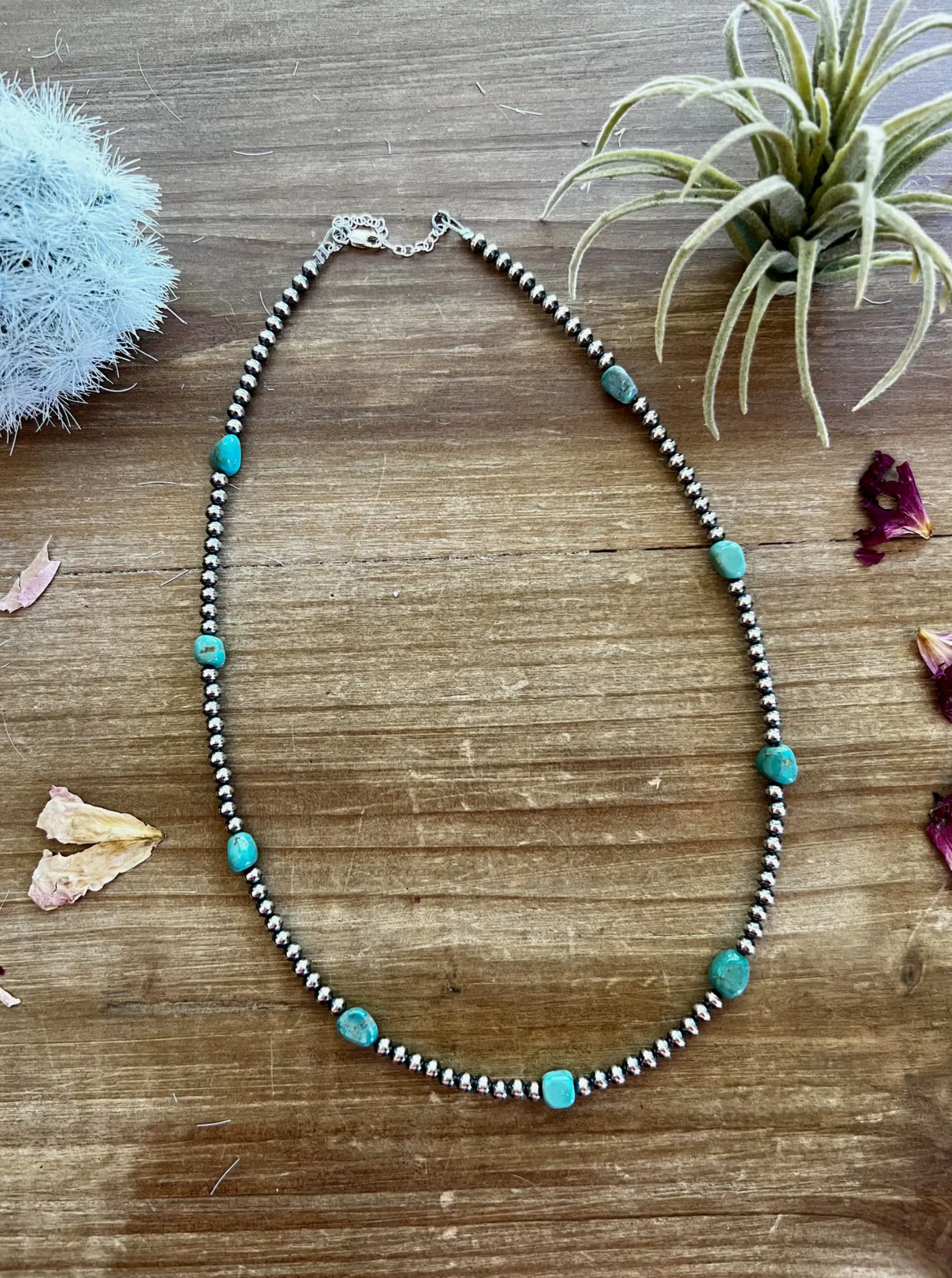 Navajos Pearl and Turquoise