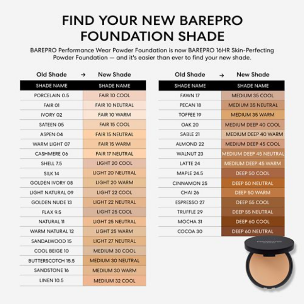 Barepro 16 Hour Skin Perfecting Powder Foundation